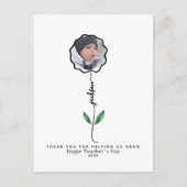 パーソナライズされたありがとう先生写真ギフトkid ポストカード (正面)