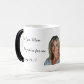 パーソナライズされたありがとう母マグ – カスタム贈り物 モーフィングマグカップ (正面左)