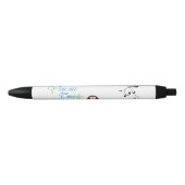 パーソナライズされたありがとう 黒ボールペン (正面)