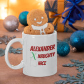 パーソナライズされたいけなや素敵なクリスマス コーヒーマグカップ