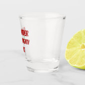 パーソナライズされたいけなや素敵なクリスマス ショットグラス (右)