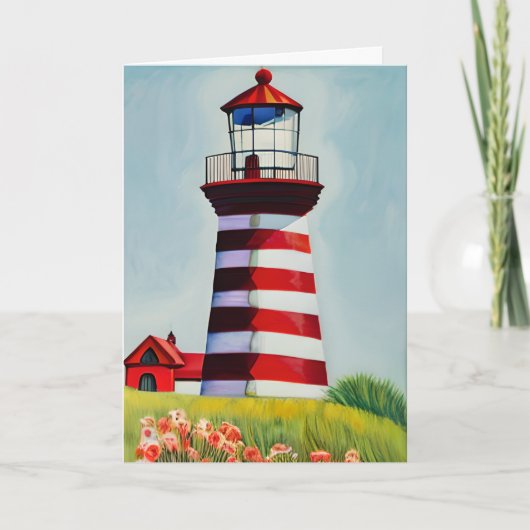 パーソナライズされたおじいちゃんの誕生日 |テーマ航海の化 カード (正面)