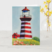 パーソナライズされたおじいちゃんの誕生日 |テーマ航海の化 カード (黄色い花)