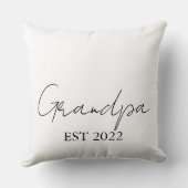 「パーソナライズされたおじいちゃん。[年] - クッション (裏面)