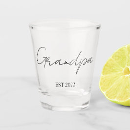 「パーソナライズされたおじいちゃん。[年]"ショットグラス ショットグラス