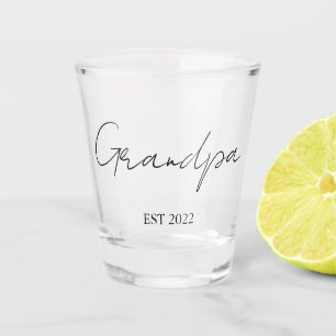 「パーソナライズされたおじいちゃん。[年]"ショットグラス ショットグラス