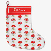 パーソナライズされたおとぎ話 ラージクリスマスストッキング (正面)