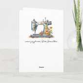 パーソナライズされたおばあちゃんの誕生日 |ヴィンテージ カード (裏面)