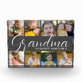 パーソナライズされたおばあちゃん一番甘い名前があるPh フォトブロック (正面)