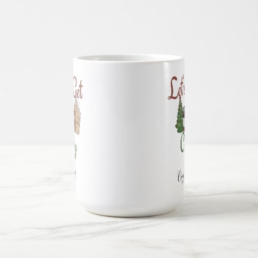 パーソナライズされたおもしろいことわざ コーヒーマグカップ (中央)