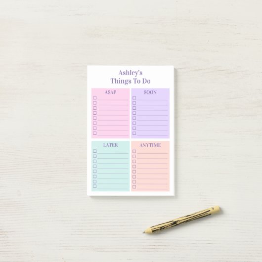 パーソナライズされたおもしろいの一覧 ポストイット (デスク上)