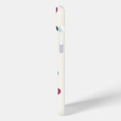 パーソナライズされたおもしろいカラフルサークル、ラズベリーバラ Case-Mate iPhoneケース (裏面 / 左)