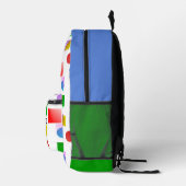 パーソナライズされたおもしろいカラー感動的キッズスクール プリントバックパック (右)