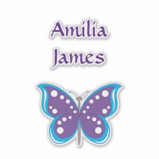 パーソナライズされたおもしろいキッズラベル シール (正面)