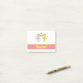 パーソナライズされたおもしろいキツネ ポストイット (デスク上)