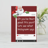 パーソナライズされたおもしろいクリスマスカード シーズンカード (スタンド正面)