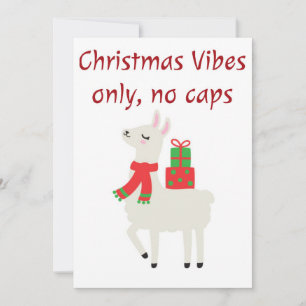 パーソナライズされたおもしろいクリスマスカード シーズンカード