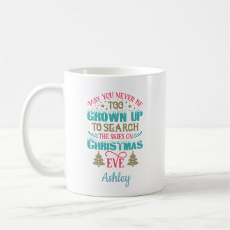 パーソナライズされたおもしろいクリスマス コーヒーマグカップ