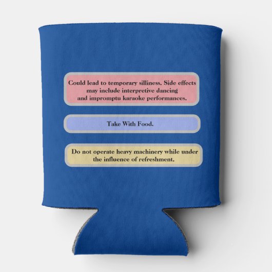 パーソナライズされたおもしろいクーラーボックス 缶クーラー (裏面)