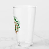 パーソナライズされたおもしろいサスカッチ タンブラーグラス (左)