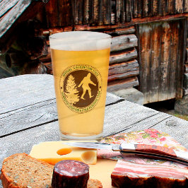 パーソナライズされたおもしろいサスカッチ タンブラーグラス