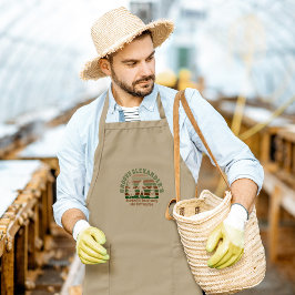 パーソナライズされたおもしろいサスカッチ ロングエプロン