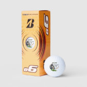 パーソナライズされたおもしろいノベルティ名ゴリラ ゴルフボール (パッケージ)
