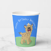 パーソナライズされたおもしろいハイナ 紙コップ (裏面)