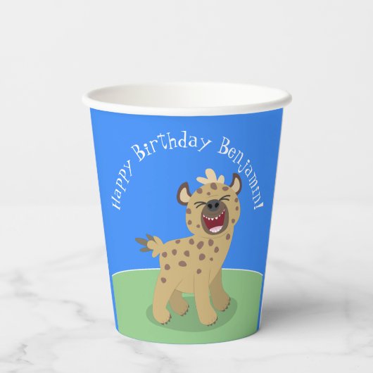パーソナライズされたおもしろいハイナ 紙コップ (裏面)