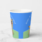 パーソナライズされたおもしろいハイナ 紙コップ (左)