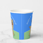 パーソナライズされたおもしろいハイナ 紙コップ (右)