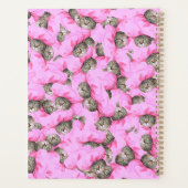 パーソナライズされたおもしろいピンク プランナー手帳 (裏面)