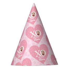 パーソナライズされたおもしろいベビー顔 パーティーハット