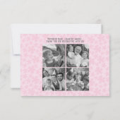 パーソナライズされたおもしろいベビー サンキューカード (裏面)