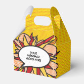 パーソナライズされたおもしろいモダントレンディー漫画本 フェイバーボックス (正面サイド)