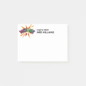 パーソナライズされたおもしろいモダン漫画ブックWHAM ポストイット (正面)