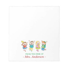 パーソナライズされたおもしろい先生 ノートパッド