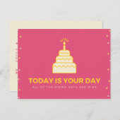 パーソナライズされたおもしろい引用文 ポストカード (正面/裏面)