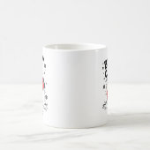 パーソナライズされたおもしろい極寒クリスマス コーヒーマグカップ (中央)