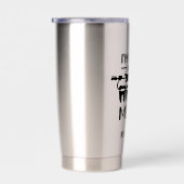 パーソナライズされたおもしろい歯科矯正医 保温保冷タンブラー (右面)