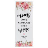 パーソナライズされたおもしろい母 ワインギフトバッグ (正面)