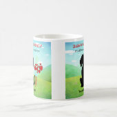 パーソナライズされたおもしろい父の日ギフトドッグパパ コーヒーマグカップ (中央)