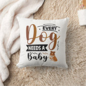 パーソナライズされたおもしろい犬引用文デザイン クッション (ブランケット)
