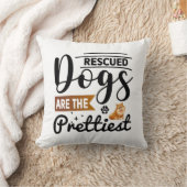 パーソナライズされたおもしろい犬引用文デザイン クッション (ブランケット)