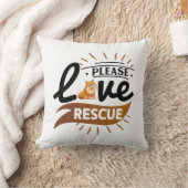 パーソナライズされたおもしろい犬引用文デザイン クッション (ブランケット)