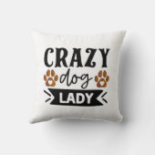 パーソナライズされたおもしろい犬引用文デザイン クッション (裏面)