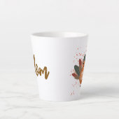 パーソナライズされたおもしろい秋 カフェラテマグ (正面)