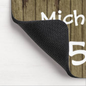 パーソナライズされたおもしろい聖牛50誕生日ユーモアのある マウスパッド (コーナー)