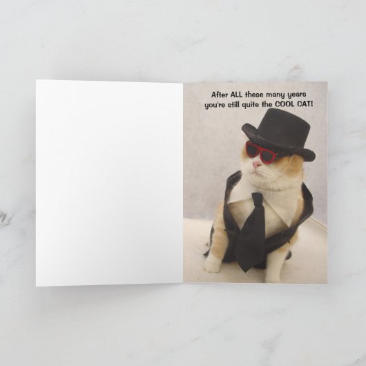 パーソナライズされたおもしろい誕生日 カード (内部)