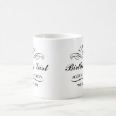 パーソナライズされたおもしろい誕生日 コーヒーマグカップ (中央)